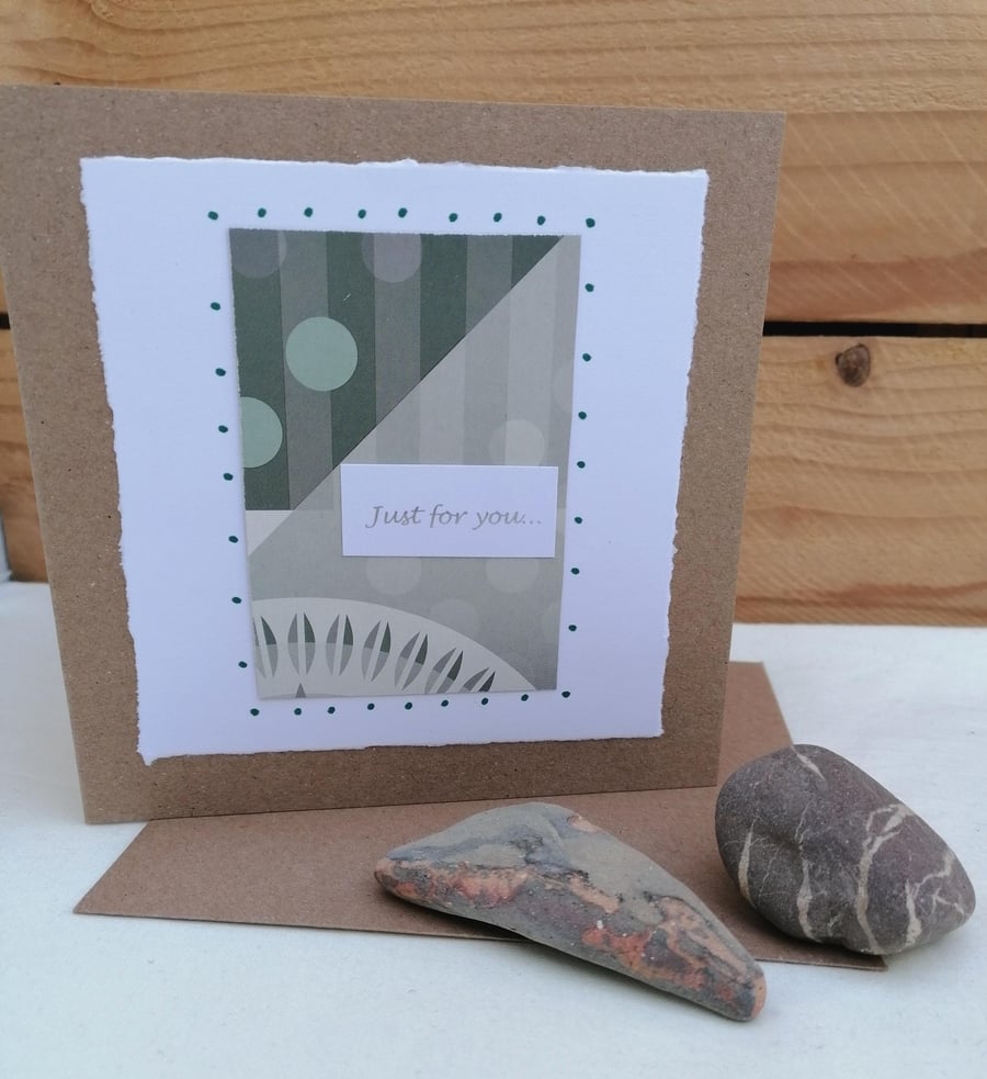 Handmade Just for You Card