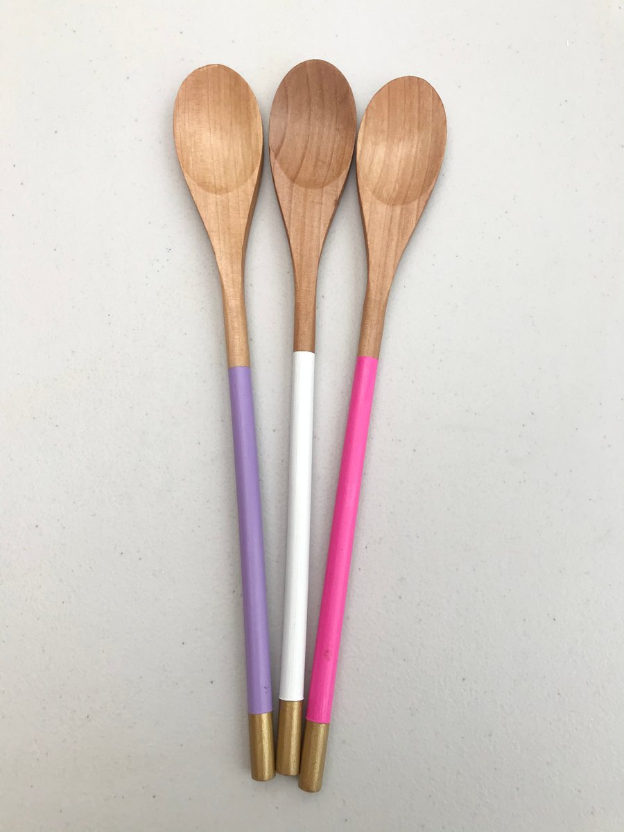 Hand painted wooden spoons 