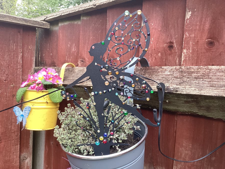 Plant pot decoration, fairy decoration