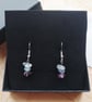 Multi colour crystal earrings