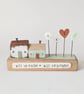 Little Wooden Houses with Festive Garden 'All is Calm All is Bright' - Image 3