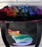 Cat Tote Bag, craft bag, Embroidered - Image 5