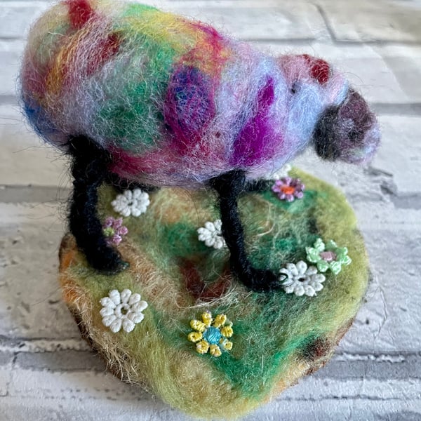 Felted Rainbow Sheep - Be Ewe, Be Fabulous