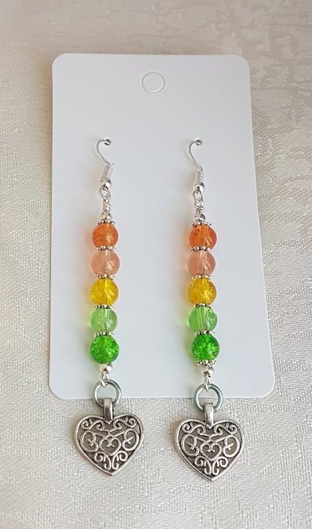Gorgeous Citrus Crush Earrings - Desgin 1