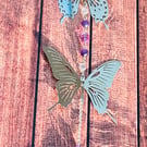 Amethyst Butterfly Sun Catcher