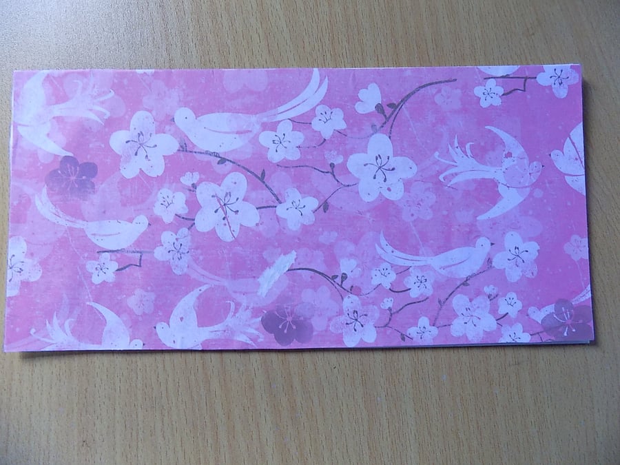 DOVES & BLOSSOM GREEETING CARD (032)