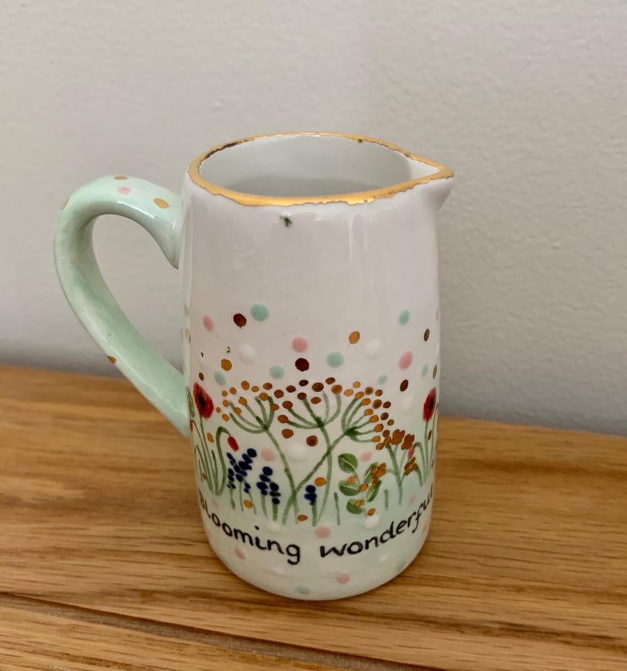Small ceramic milk jug