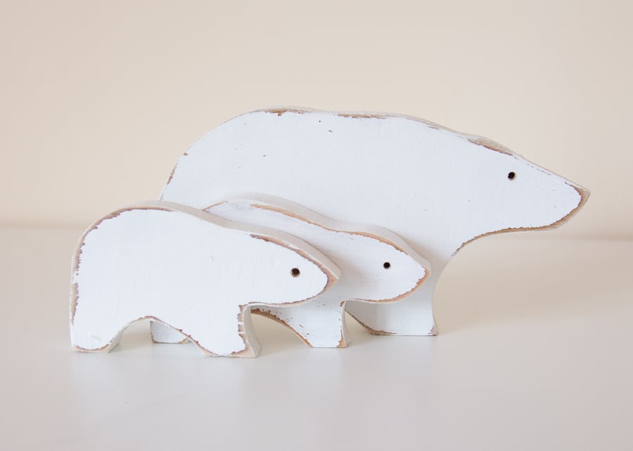  Wooden Polar Bear (large)