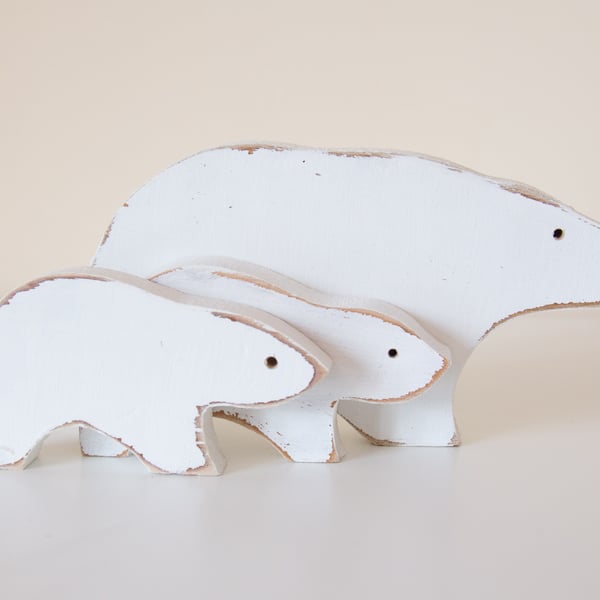  Wooden Polar Bear (large)