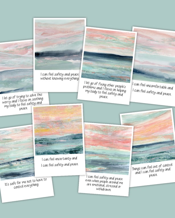 NEW Feel Peace & Safety Card Set 
