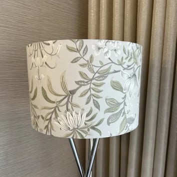 Handmade Lampshade in Laura Ashley Parterre Sage