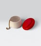 Red and White Toadstool Mushroom Shaped Trinket Pot - Whimsical Jewellery Box - Image 9