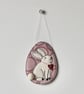 'Bunny Egg' 4 - Hanging Decoration