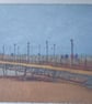 Skegness Beach and Pier Artwork Print - Lincolnshire Coastal Wall Art - Image 1