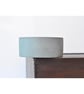 Small Concrete Bowl: NEW Handmade Minimalist Cylinder Jewelry Dish Steel Grey