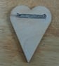 Pyrography Celtic knotwork folk heart brooch - Image 4