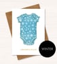 Seasonal New Baby Gift Wrap with Tag and Matching Card - Image 9
