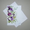art painting floral watercolour greetings card ( ref FA 376 K1 )