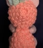 Pineapple cocktail bear pale peach with moveable arms and a cocktail drink - Image 6