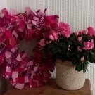 Pink Heart Shaped Wreath