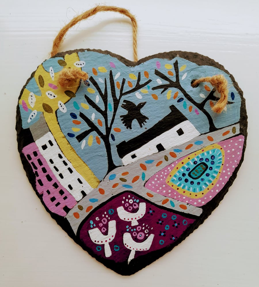 Illustrated Slate Heart
