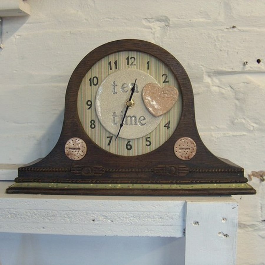'Tea Time' Vintage Clock