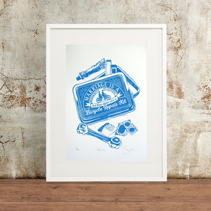 Billy Connolly ’Marriage’ Limited Edition, Hand Printed, Screen Print