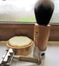 Handcrafted Shaving Brush in Spalted Beech wood with Engine Piston (SKU SB09) - Image 5