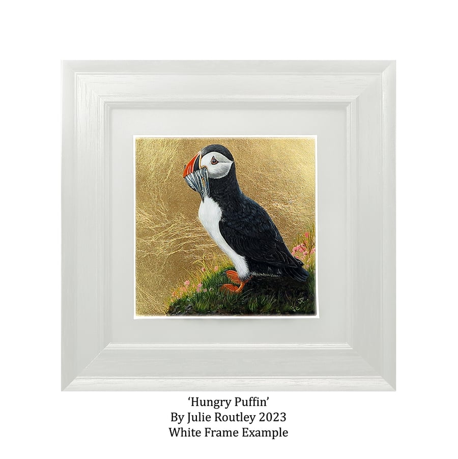 The Hungry Puffin - Original Painting