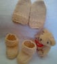 Baby's 5 Piece Hand Knitted Layette, Baby Shower Gift, Prem Sizes Available - Image 6