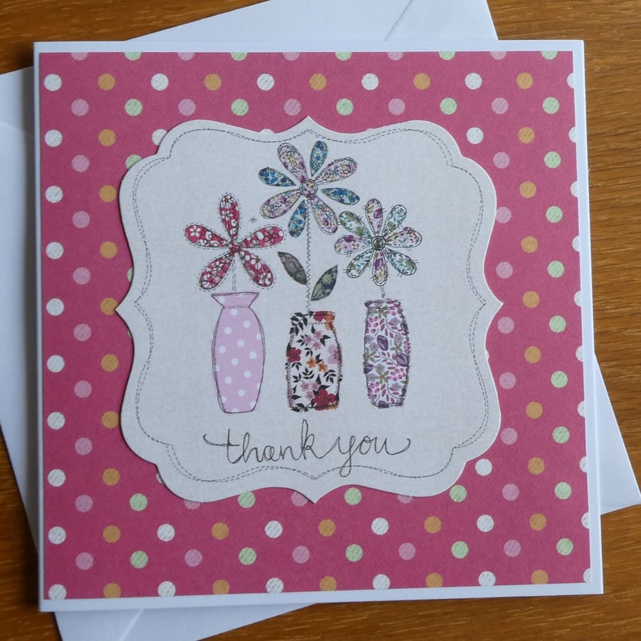Flowers Thank You Card