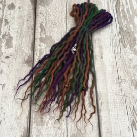 Earth Magic - Wool Dreadlocks - Choose Your Amount and Length 