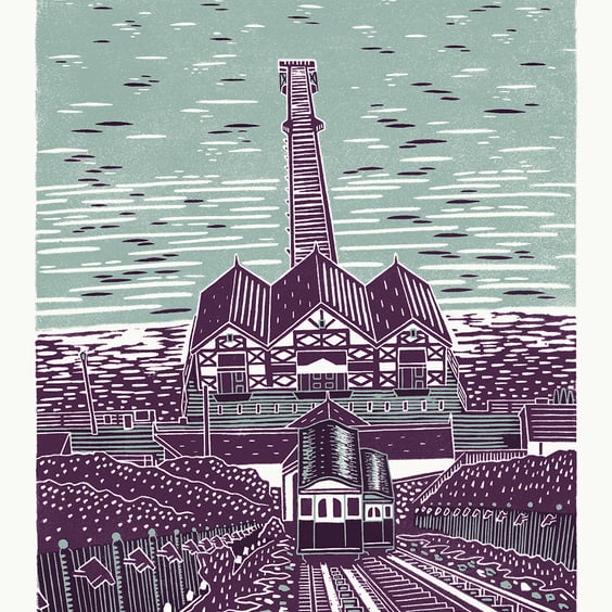 Saltburn by the Sea A3 poster-print