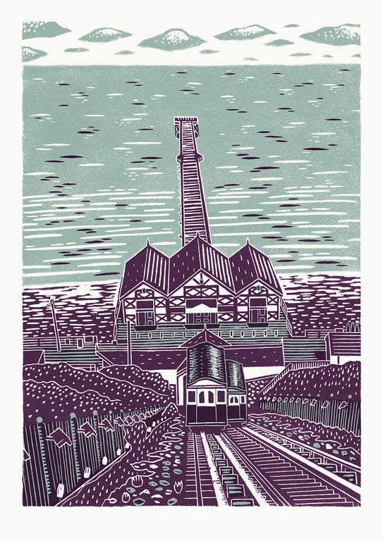 Saltburn by the Sea A3 poster-print