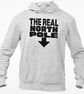 The Real North Pole-.Funny Rude Novelty Christmas HOODIE xmas gift - Image 2