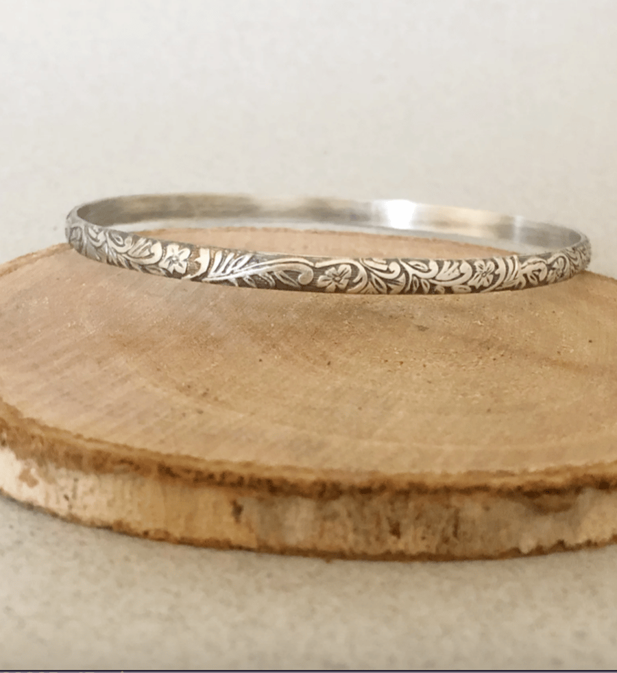 Women's Bangle - Silver Bangle 