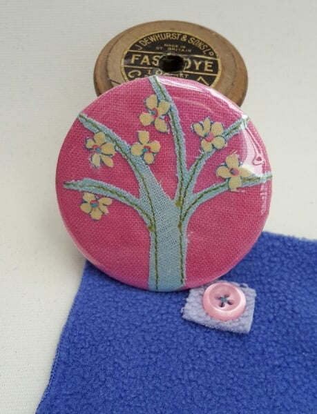 Pocket mirror - Blossom Tree