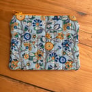 Liberty Merchants Tree Print Quilted Fabric Midi Purse
