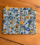 Liberty Merchants Tree Print Quilted Fabric Midi Purse