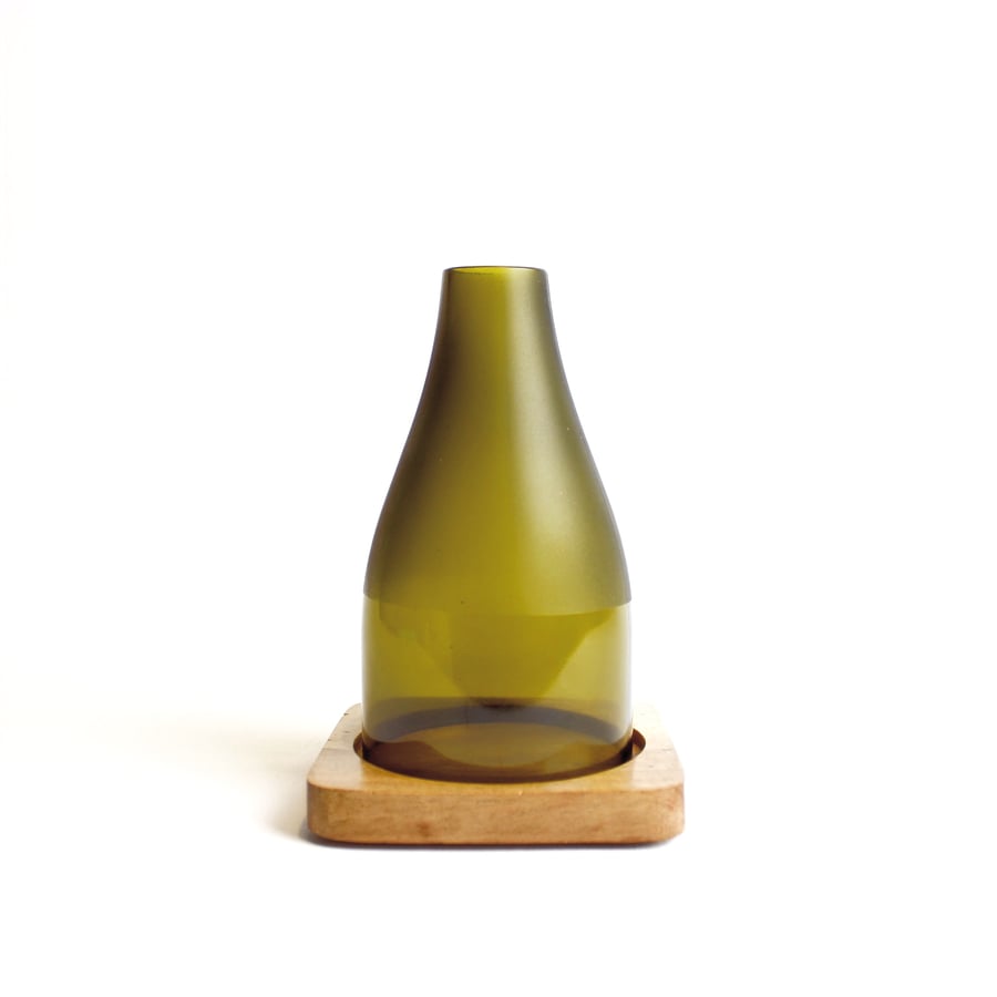 STOIRM Tea-light Holder with Wooden Base
