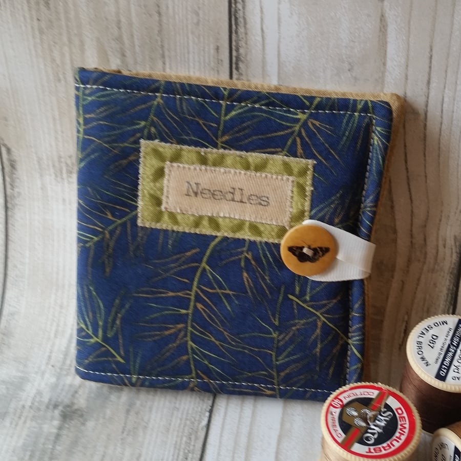 Fabric Sewing Needle Case