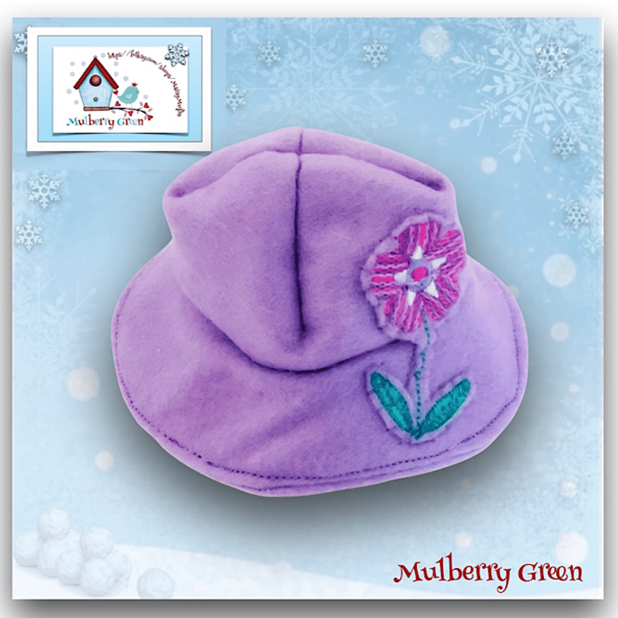Reserved for Tina - Lavender Felt Hat