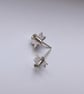Dainty daffodil Sterling studs - Image 1