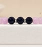 Blue Goldstone and Kunzite Bracelet. - Image 2