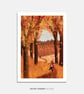Autumn Illustrated Art Print - Image 1