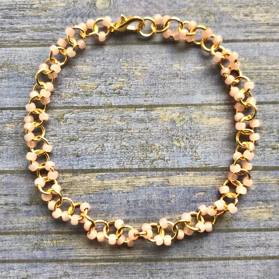 Beaded Link Bracelet 