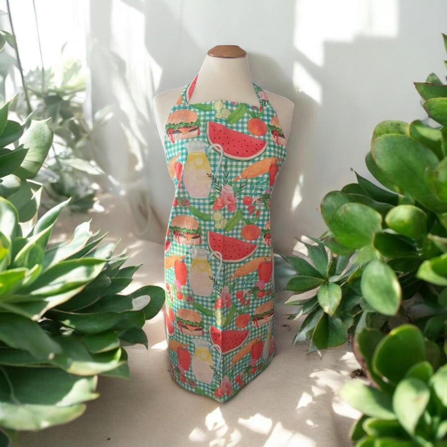 Cotton Summer Garden Apron 