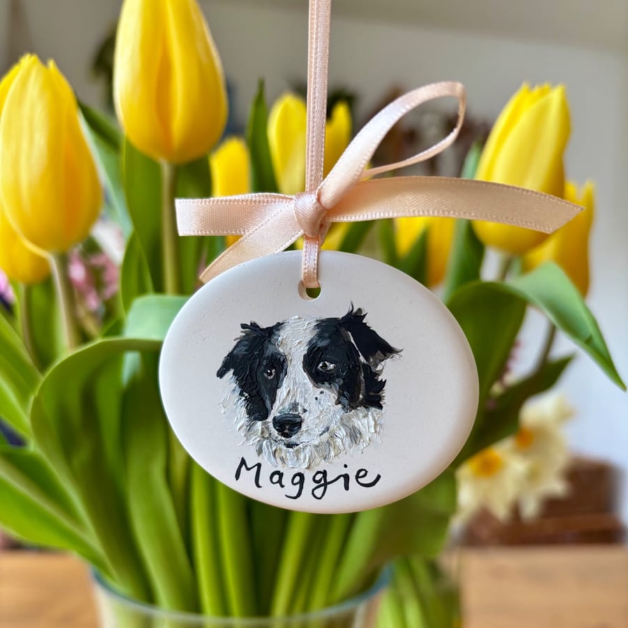 Personalised Dog Portrait Decoration