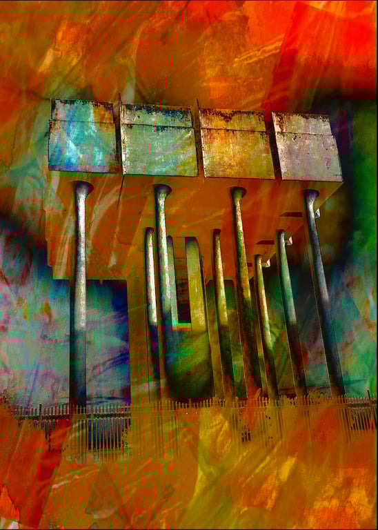 The Water Tower, Glasgow. Fine Art archival print 