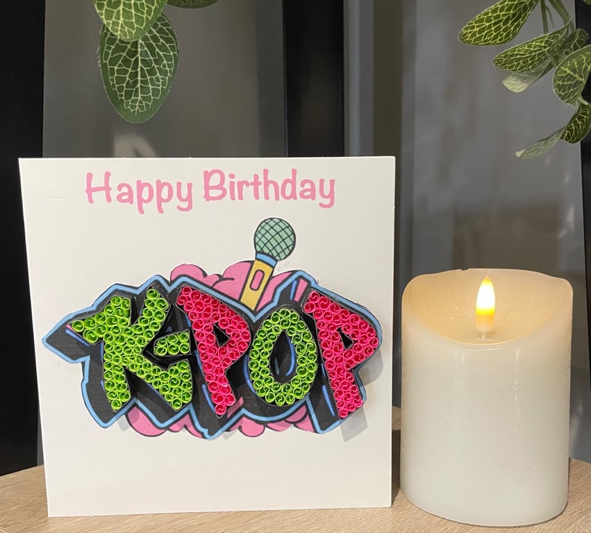 Stunning Handmade Quilled K Pop Cards